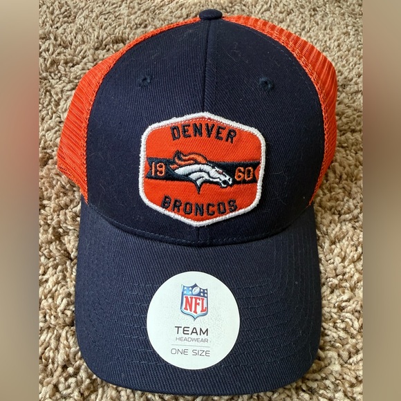 NFL Other - NWT Denver Broncos Trucker Hat | NFL Team Headwear | Mesh Snapback
